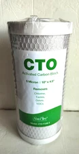 SimPure CTO-F10B-5  Activated Carbon Block CTO Water Filter 10X4.5"
