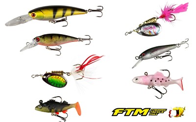 FTM Fishing Tackle Max Lure Set Spinset Set Zander Barsch Hecht Neu! Geschenkset