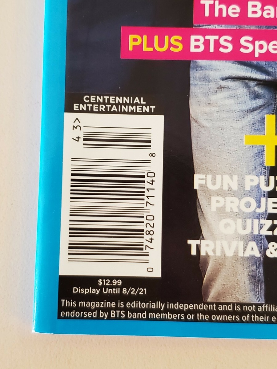 1/2$ - BTS Up Close & Personal, 2021. NEW MAGAZINE. Half