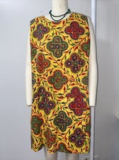 Vintage Boutique of California mod 60s cotton playsuit romper sleeveless boho