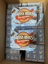 13 Boxes Swiss Miss Rich Chocolate Instant Hot Cocoa Mix party , Holiday Gift