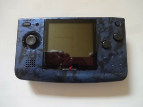 SNK Game Console "Neo Geo Pocket Maple Blue" 1998 w/Box Manual Hagaki Japan #157
