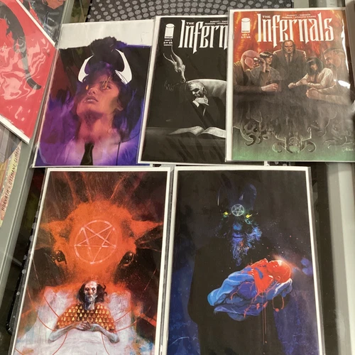 Infernals #1 5 Cover Set A,B 1:0, 1:15 & 1:25 Simmonds Var Ratio Lot Image 2024