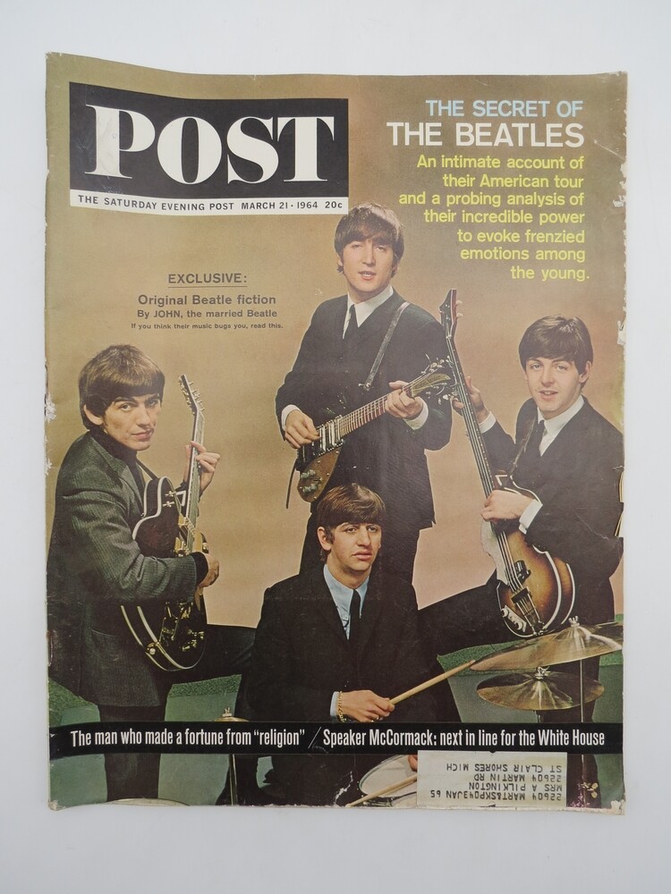 洋書 POST August 1964 SATURDAY EVENING POST - MARCH 21, 1964 (THE BEATLES COVER) 1964 | eBay