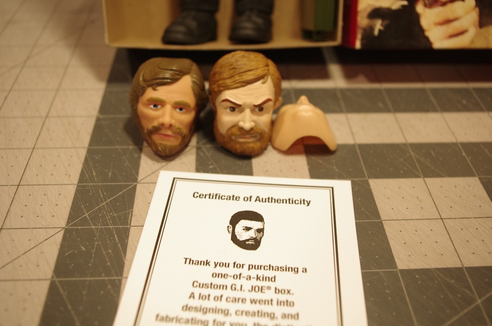 custom GI JOE Agent X figure. He's the ULTIMATE ADVENTURE TEAM Member