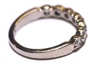 Platinum 1.05ct round diamond channel set wedding band ring 5.9g  size 7.5 — photo 8