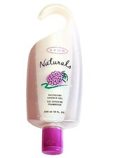 Avon Naturals RASPBERRY Shower Gel VINTAGE 10 fl oz Bonus Size 2003 NOS