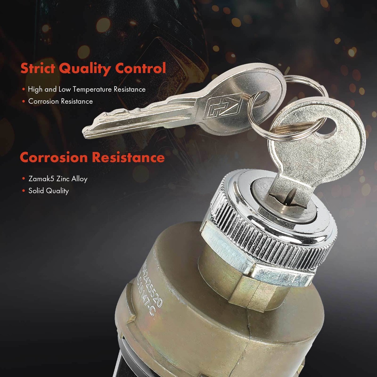 Kazumamacyan　0507 Switch - Ignition - w/Steering Lock - KZ550 - KZ650 - KZ750