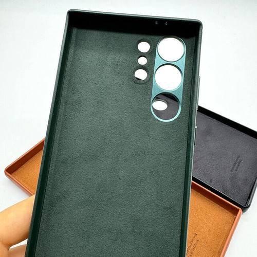 Luxury OEM Eco-Leather Case For Samsung Galaxy S24 Ultra Slim Shockproof Cover - Picture 19 of 30