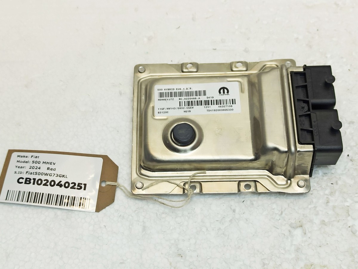 Fiat 500 MHEV 2020-2024 1.0L Petrol Engine ECU Control Module 