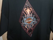 Vintage 1996 Harley Davidson Pacific HD of Hawaii Black T-Shirt L NWT USA Rare