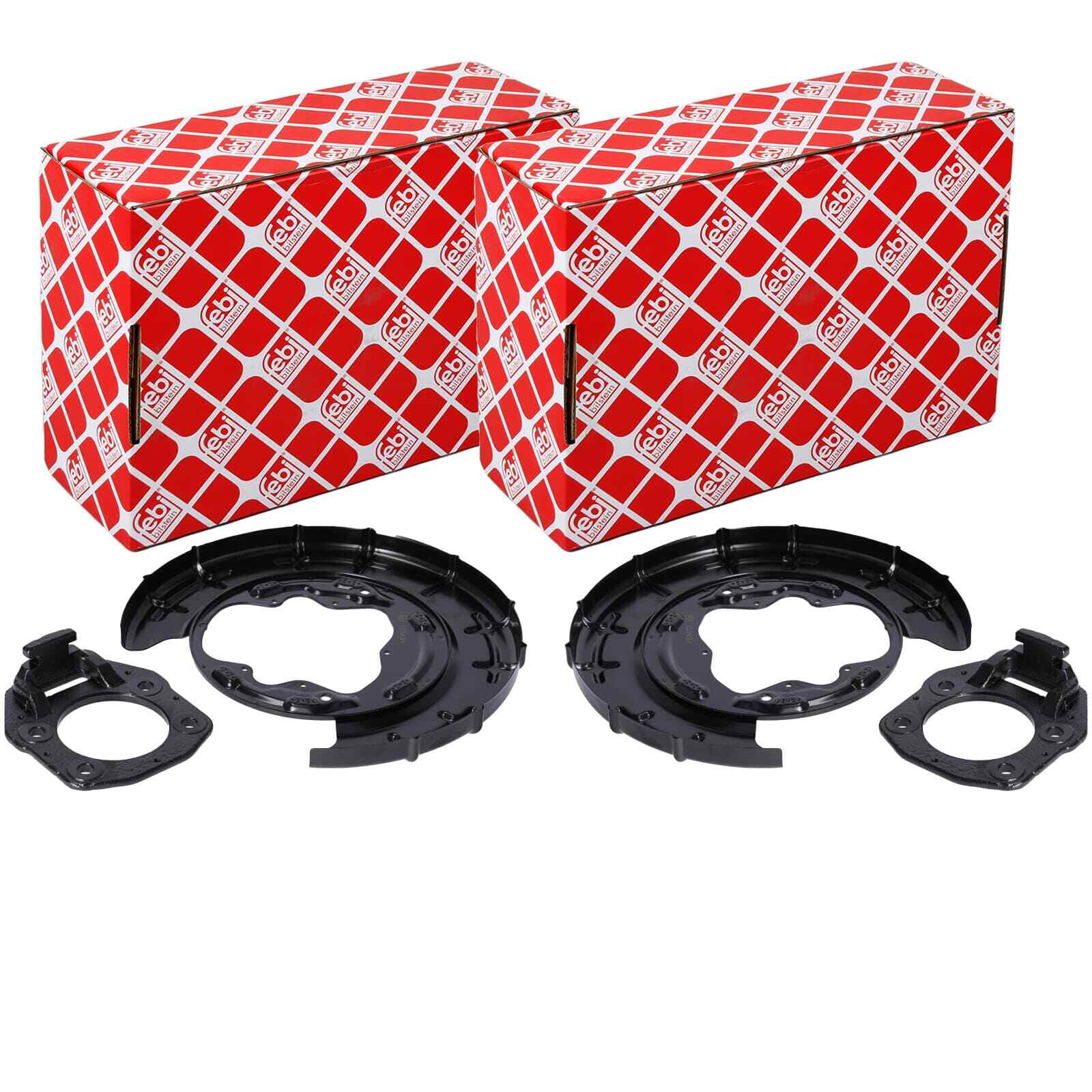2X FEBI SPRITZBLECHE BREMSSCHEIBEN HINTEN PASSEND FÜR HYUNDAI I30  