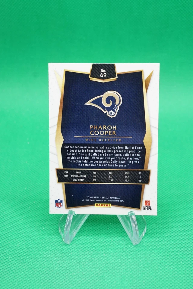 (4 Cards) 2016 Select Base Concourse #69 Pharoh Cooper Los Angeles Rams TU1 - Image 4 of 4
