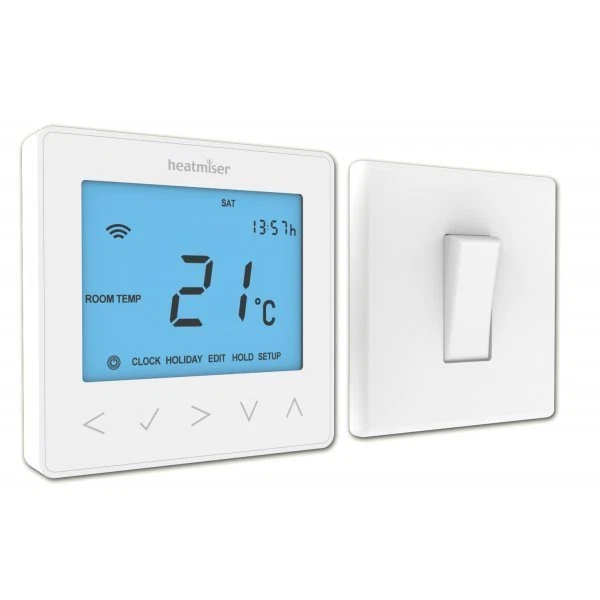 Underfloor Heating Heatmiser Neo E white Thermostat 4 All Heating Systems  5056242600121 | eBay