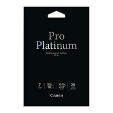 CANON 6"x4" 10CM x15CM PHOTO PAPER PLATINUM PRO 300GSM 20 SHEETS PT-101 2768B013