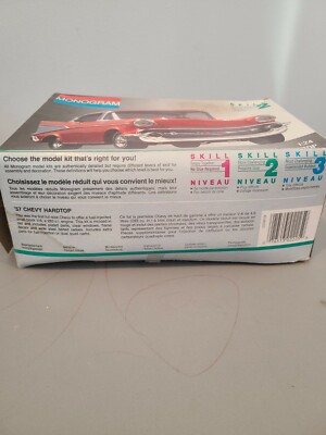 '57 Chevy Hardtop 1:24 モデルキット新品、未開封品、希少 1957 Chevy Hardtop 1:24 Model Kit 2225 / Monogram | eBay