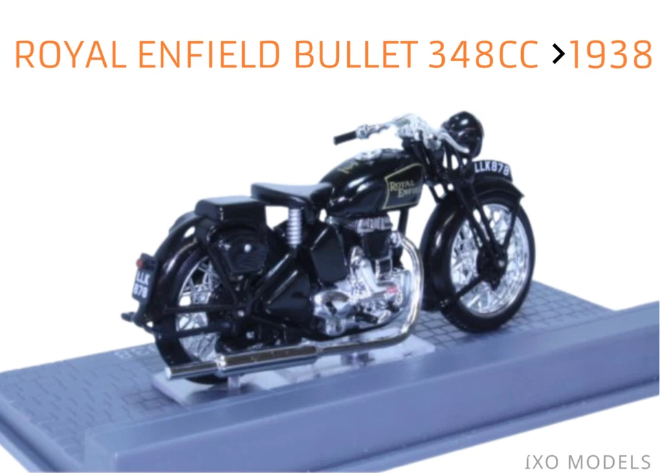 Moto clásica Royal Enfield Bullet • Año 1938 • (Escala 1/24) Ixo, Altaya - Imagen 4 de 4