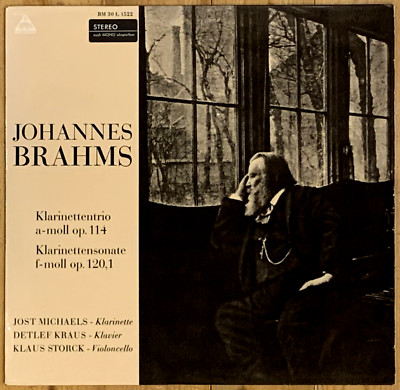 Brahms Clarinet Trio & Sonata MICHAELS KRAUS STORCK Bärenreiter Stereo LP MINT