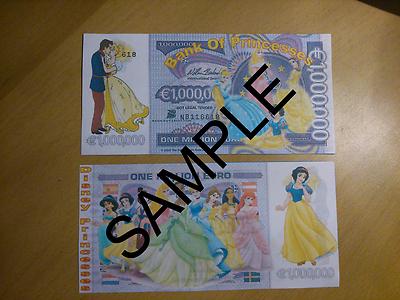 Disney Princess Bucks Printable 3 Stickers (2 Graffiti Bucks, 1