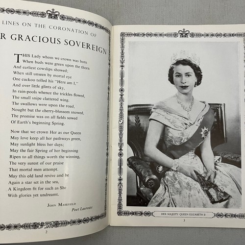 Coronation of Her Majesty Queen Elizabeth II Vintage 1953 Staple Bound Jubilee - Picture 4 of 7