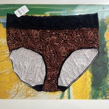 Vintage Soma Cheetah Print Panties Xxl