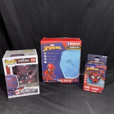 Spider-Man Bundle-Wireless Headphones,Bluetooth Speaker,Funko Pop Doll