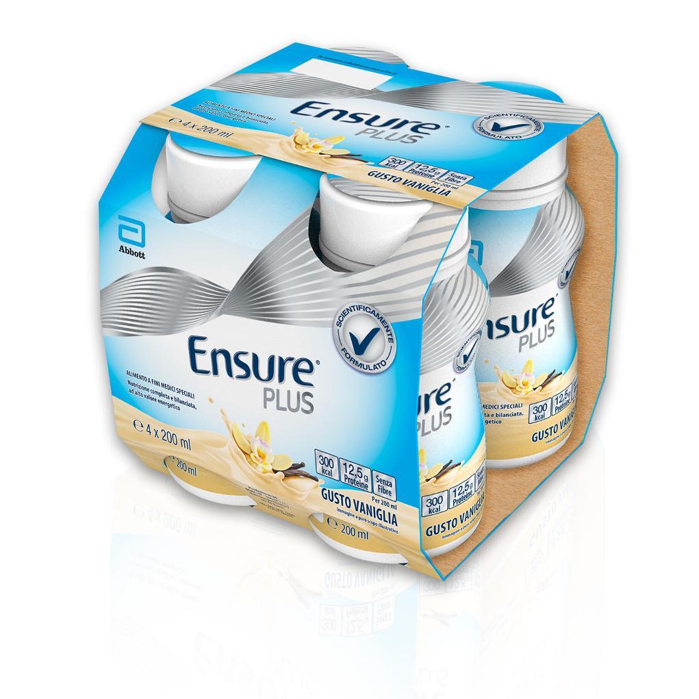 ENSURE PLUS VANIGLIA - INTEGRATORE IPERCALORICO COMPLETO E BILANCIATO