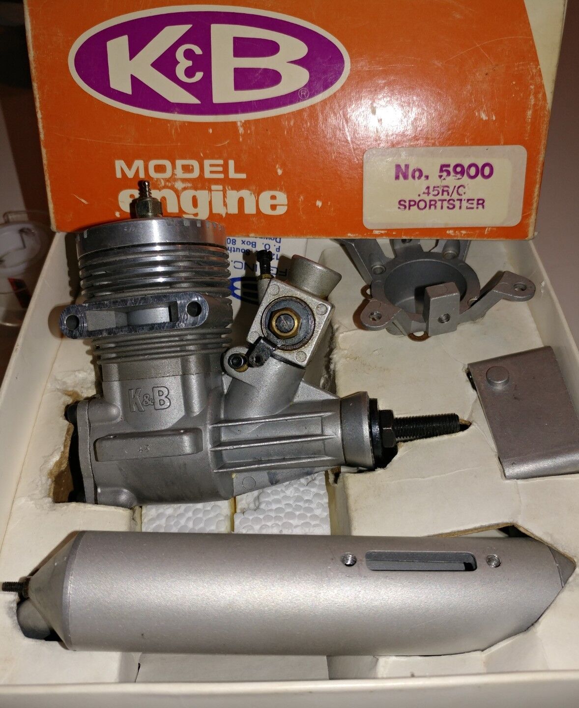 K&B engine - k&b 45 RC Sportster - no 5900 - New