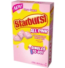 Starburst Strawberry Singles To Go Drink Mix, 0.43 OZ, 6 CT