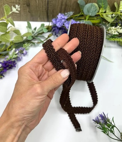 15mm scrolled gimp braid trim upholstery costume dress lampshade bag PER METRE - Picture 49 of 50