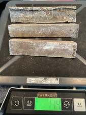 Soft Lead INGOT Bars Sinkers Reloading Crafts  11 Pounds Lot V