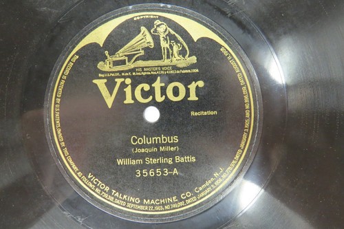 William Sterling Battis - VICTOR 35653 - The Landing Of The Pilgrim Fathers - Picture 3 of 4