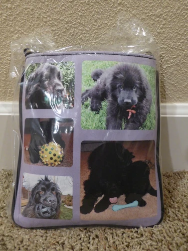 NWOT Newfoundland Newfie Puppy Dog Small Crossbody Purse