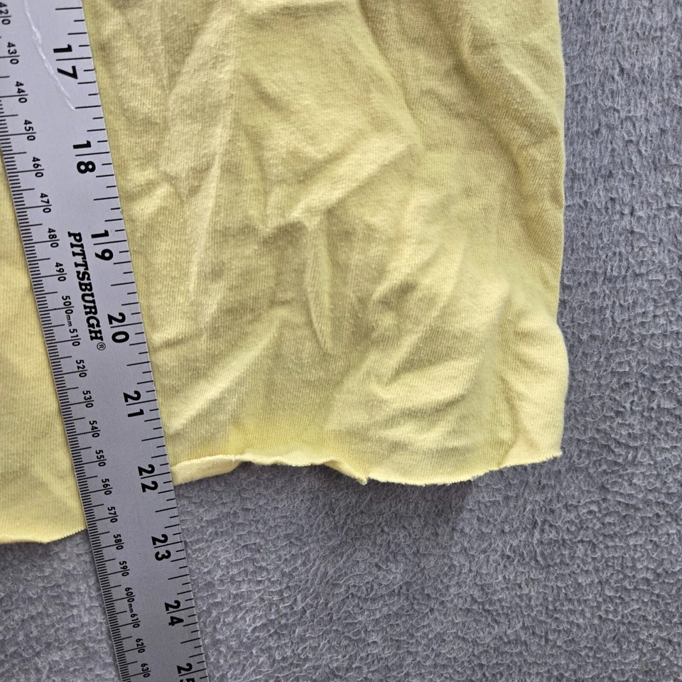 DE COLECCIÓN Polo Deportivo Ralph Lauren Mujer Top XL Amarillo Recortado Floral Hawaiano LEER Foto 3 de 4