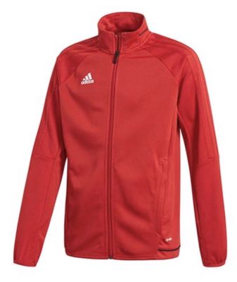 Adidas BR2704 Red White Youth Climacool Soccer Training Jacket Sz