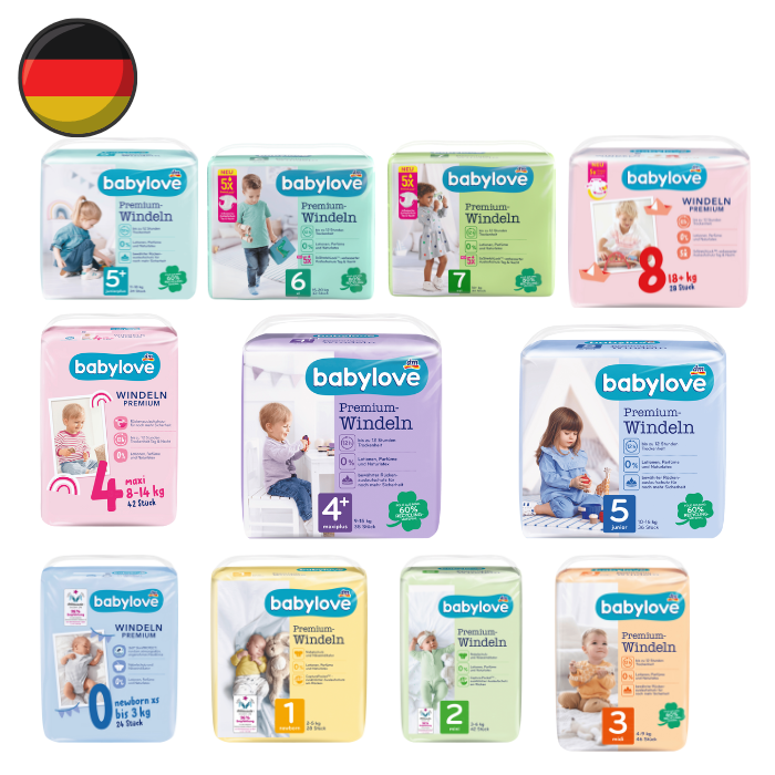 Babylove Premium WindelnGröße 0, Größe 1, Größe 2, Größe 3, Größe