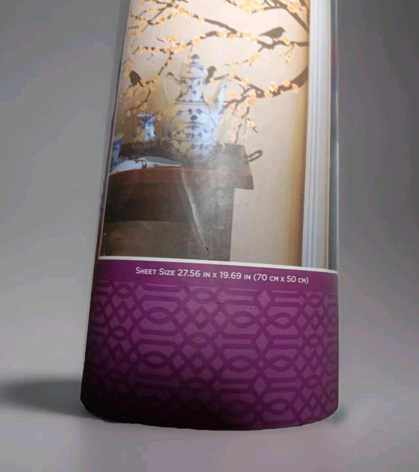 Blossom Tree With Birds Wall Decals 31”X40” 2 Sheets New Open Box Repositionabe - Image 3 of 4