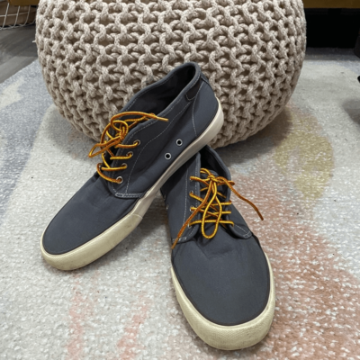American Eagle (AEO) Mens High Top Sneakers Size 11 Gray &Rope