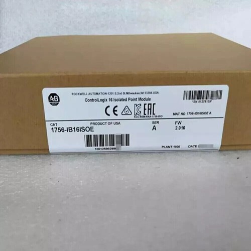 New Factory Sealed AB 1756-IB16ISOE SER A ControlLogix 16 Isolated Point Module - 第 1/2 張圖片