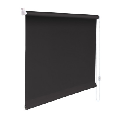 Mini-Rollo Klemmfix Klemmrollo Easyfix Abdunkelung - Höhe 110 cm dunkelgrau