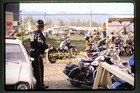 Harley Davidson Motorcycle and Other Bikes in 1981, Ektachrome Slide aa 29-18a