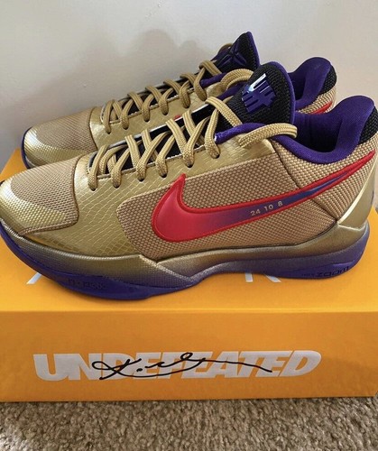 Nike Kobe 5 Protro x Undefeated Hall Of Fame / Size 9.5 / DA6809-700 NEW - Picture 2 of 6