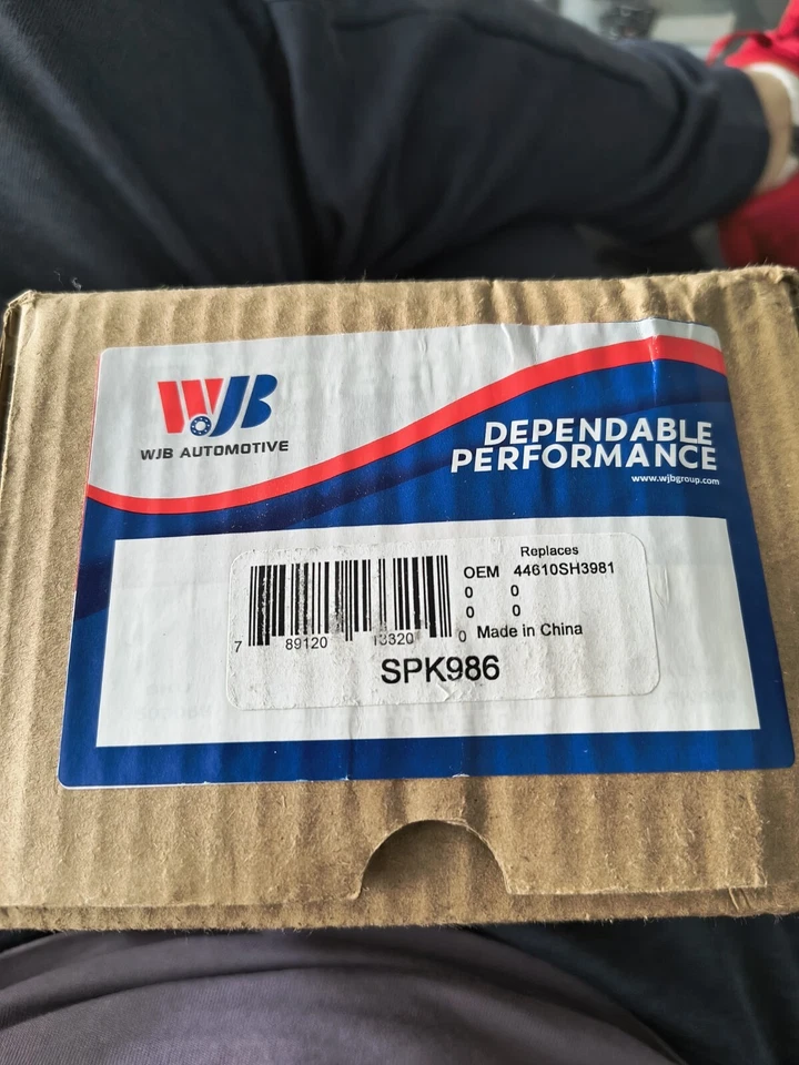 Wjb Automotive Front Wheel Hub Spindle For Honda SPK986 - Image 2 of 2