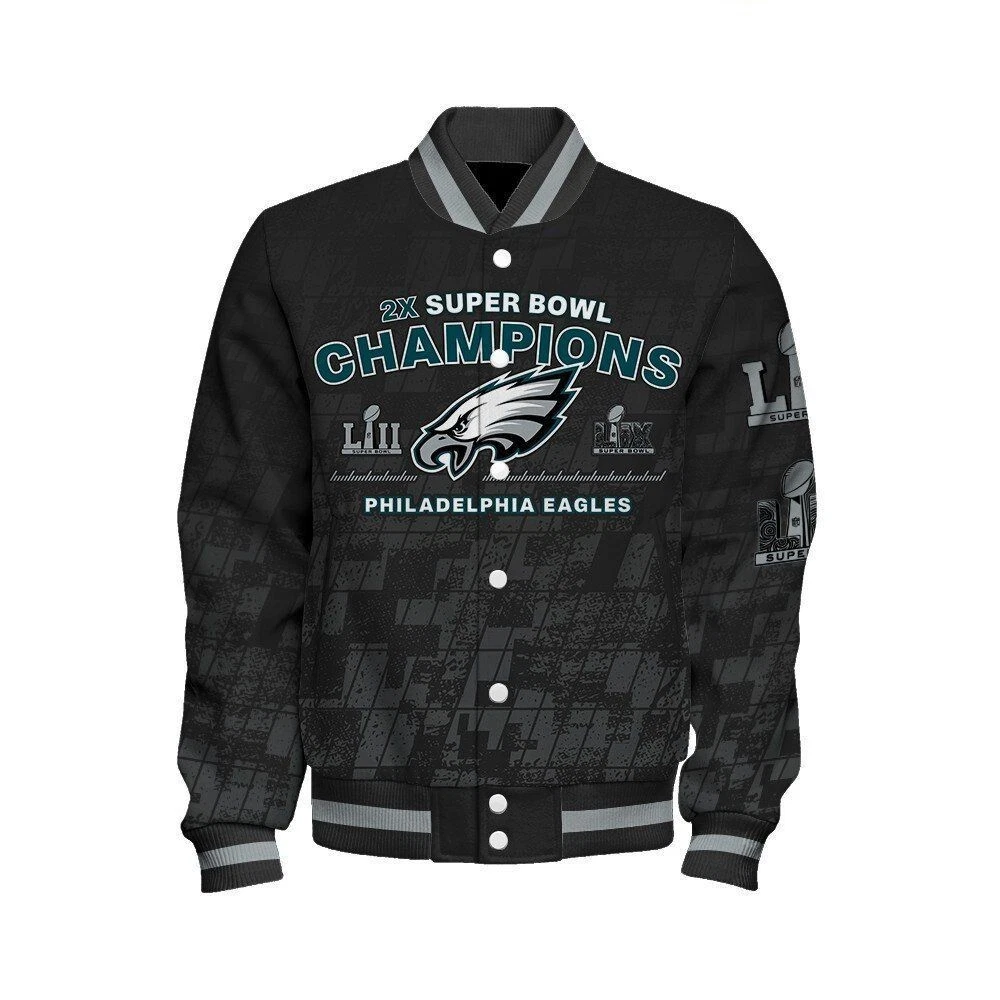 Philadelphia Eagles Super Bowl Lix Champions Bird Gang Glory Jacket