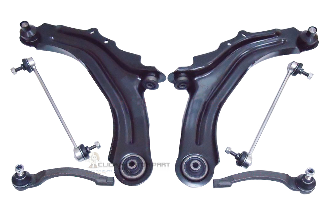 RENAULT MEGANE MK2 FRONT 2 SUSPENSION WISHBONE ARMS LINKS + OUTER TRACK