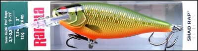 FISHING LURES RAPALA SHAD RAP ELITE SRE 75  7,5 cm GDSR color