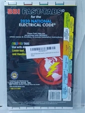 National Electrical Code NEC Colored 2020 Fast-Tabs For Softcover, Spiral - NEW
