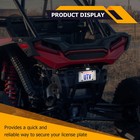 Atv/Utv Universal Led Lighted License Plate Holder Fit Polaris Rzr Pro Can Am X3