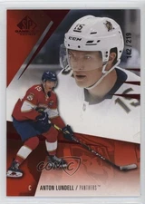 2023-24 Upper Deck SP Game Used Red /219 Anton Lundell #40
