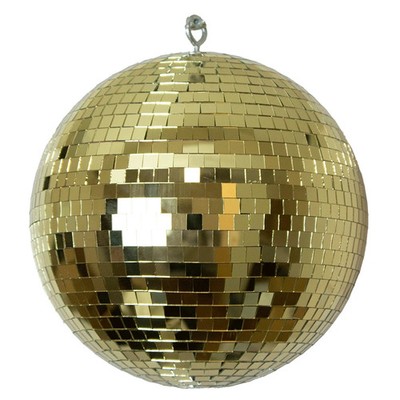 Profi 25cm (10  ) Gold Spiegelkugel mit 10mm Facetten
